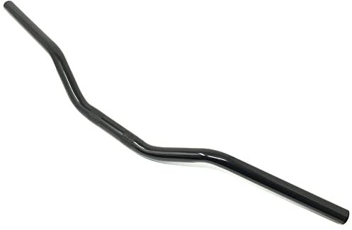 Motorbike Handlebars - 25mm 1 Drag Bars for Cruisers & Retro Custom Project Motorcycles Width 82cm - Black