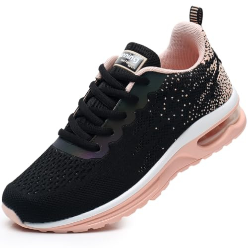 FLARUT Scarpe da Ginnastica Corsa Sportive Fitness Donna Running Sneakers Basse Interior Air Casual all'Aperto(Orange,42)