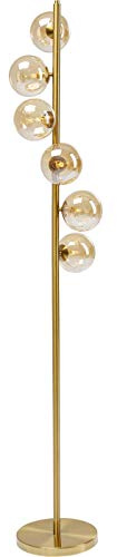 Kare Design Stehleuchte Scala Balls, Gold, 160x28x28 cm, Stehlampe, Leselampe, Stahl Gestell, Glas Schirme, Leuchtmittel nicht inklusive, Wohnzimmer