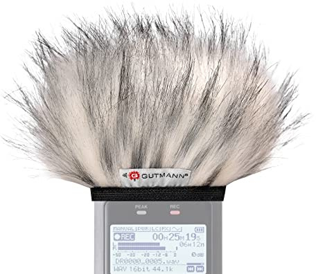 Gutmann Mikrofon Windschutz Fell für Tascam DR-07X Husky Handgefertigt in Deutschland