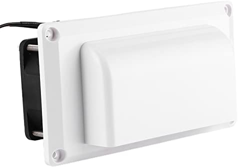 Side Air Vent Ventilation Abluftventilator 12 V 25 W Abluftventilator für Outdoor für Wohnmobil, Wohnwagen, Wohnmobil, Anhänger, Boot, Marine, Yacht