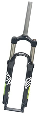 LHHL MTB Gabel 24 Zoll Fahrrad Federgabel Federweg 100mm Mechanische Gabel 1 1/8 Straight Tube Manueller Lockout Scheibenbremse Front Fork QR 9mm (Color : Black Yellow, Size : 24)