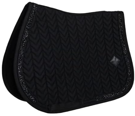 KENTUCKY TAPIS DE SELLE GLITTER STONE PONEY NOIR