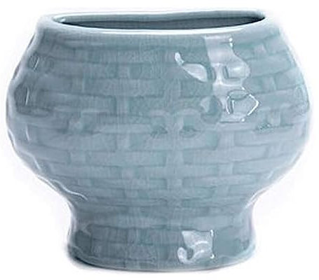Macetero Colgante para balcón, Cesta Colgante, Maceta para Colgar en la Pared, decoración de Pared, Cesta Colgante, Cesta de Flores (sin Agujero, 17 * 13 * 5,5 cm A)