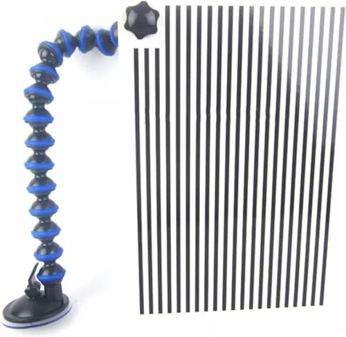 Car dent removal tool led light PDR Light, Car Dent Repair Light Tools Paint-Less Dent Repair Tool Line Board Reflector Board with Adjustable Holder ，Automotive Paint-Less Dent Repair Tools，for Car Bo