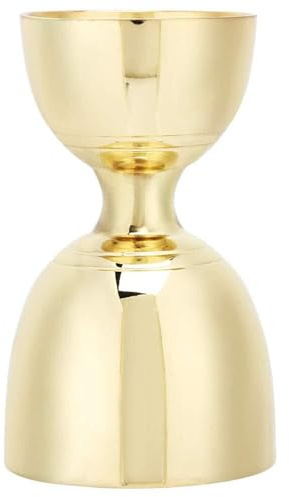 Jigger De Cóctel Campana De Acero Inoxidable De Doble Cara Espesar Redonda Medida De Trago Jigger Bartending Bell Jigger Herramienta De Barra De Acero Inoxidable For Bar Cóctel Fiesta Cocina