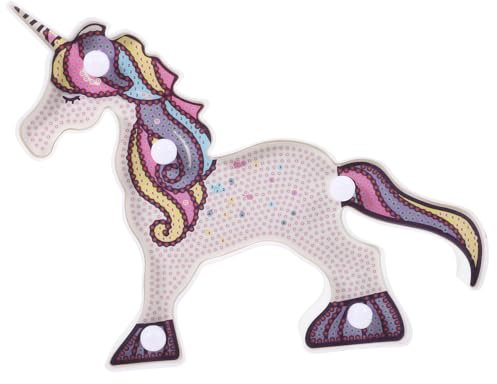 ETHZZLE Luce Notturna Unicorno Led Decorativa Per Ragazzo Ragazza Lampada Da Tavolo Estetica Per Cameretta Atmosfera Calda e Magica Per Compleanni e Occasioni Speciali