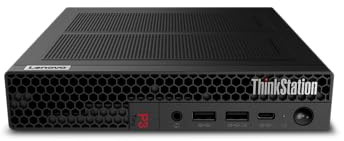 Lenovo ThinkStation P3 Tiny Workstation – i7-14700T (20 Cores, 1.3/5.2GHz), Nvidia T400 4GB, 2TB PCIe Gen 4.0x4 NVMe, 32GB DDR5, vPro, GbE, WIFI 6E & BT 5.3, Windows 11 Pro (Renewed)