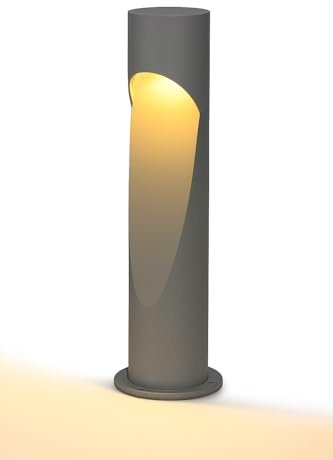 Cove Comfort GlowCannon Mains Powered LED Bollard Light – 60cm Outdoor Garden & Driveway Lighting with Warm White Glow, IP65 Weatherproof Aluminium Design (1)