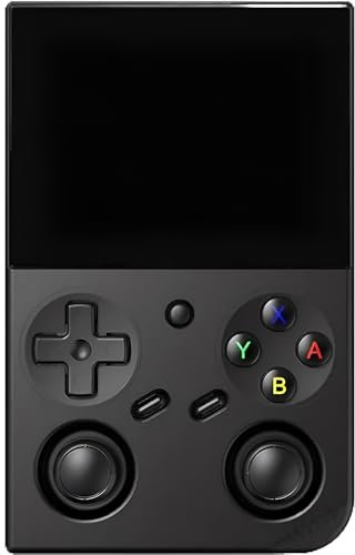 Anbernic - RG35XX Pro Consola retro portátil 64 GB con +5.000 Juegos +30 Emuladores PS1, PSP, N64, NDS, SN, GB, GBA - Linux IPS 3.5 Consola de videojuegos - SVP Game (Negro, 128 GB (8K juegos))