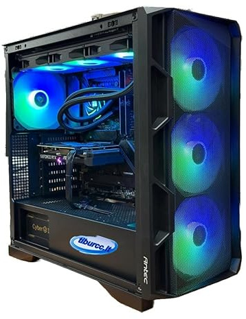 Tiburcc Computer Gaming PC X4 (R7 7800X3D, RTX 5070Ti 16GB) 32GB RAM 2TB NVMe WIFI Bluetooth