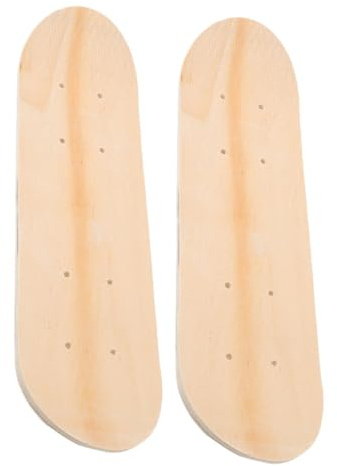 GRIRIW Selbstgemacht Skateboard Decks Beidseitig Blank Wendbar für Kreative Malfläche und Bastelidee Robustes Skateboard Rohling für Kunst Skateboarding