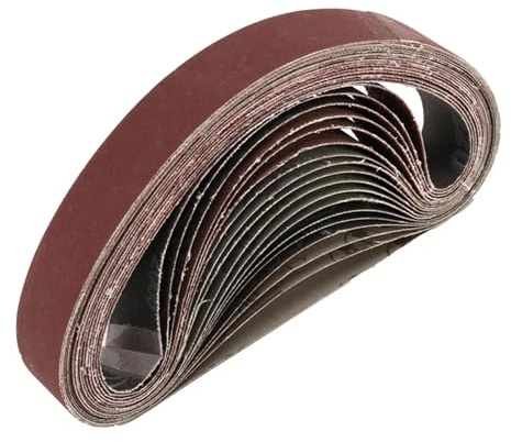 Cinta lijadora 18Pcs Alumina Abrasive Belt 533X30 Brown Corundum Annular KX167