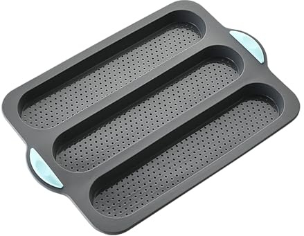 Stampopane – Stampo in Silicone Antiaderente, Professionale per Cuocerepane, Torte e Dessert, Dimensioni 24x34,5 Cm / 9,4x13,6 Pollici, Facile da Pulire, Resistente al Calore | Cucina Home Repos
