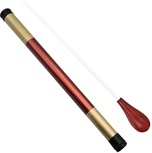 15 Inch Baton Music Conductor Baton Rosewood/Wh (single Rosewood Baton)