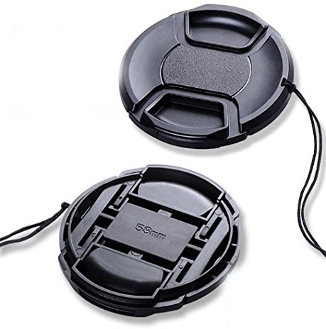 Universal Objektivdeckel Objektivkappe Ø 62 mm mit Verschluss Easy-Clip und Schnur