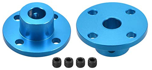 sourcing map 8mm Inner Dia H13*D16 Rigid Flange Coupling Motor Guide Shaft Coupler Motor Connector 2PCS for DIY Parts