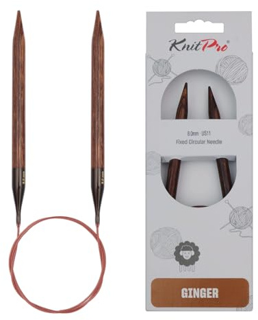 KnitPro Ginger Rundnadeln 32 (80cm) | 8mm