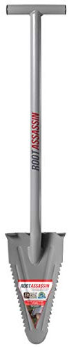 ROOT ASSASSIN Pelle en Acier Carbone 90 cm Argent