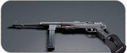 YENDOSTEEN Pad Mouse da gioco Personalizzato Extended, Pistole Pistole per Tè Tè Pistola con bordi con bordi cuciti