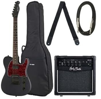 Guitarra eléctrica Harley Benton TE-20HH SBK Standard Bundle