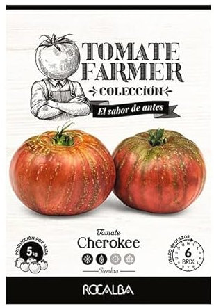 Semillas hortícolas colección Tomate Farmer Rocalba - Tomate Cherokee