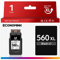 Economink PG-560XL Druckerpatronen Kompatible für Canon 560 560XL Patronen für Canon TS5350 TS5351 TS7450 TS7451 TS5352 TS5353 (1 Schwarz)