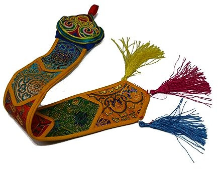 SALFEE Buddhistische Flagge, 48 cm, tibetische Glücksbringer, Buddha-Flagge, zum Aufhängen