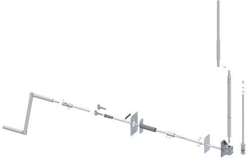 Manoeuvre de secours pour volet roulant motorisé et porte de garage - boîtier zamak