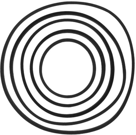 FONDOTIN 5pcs Fish Tank Grass Retaining Ring Plants Fish Tank Circles Floating Plants Rings for Aquarium s s Floating Circle Set Large Eva