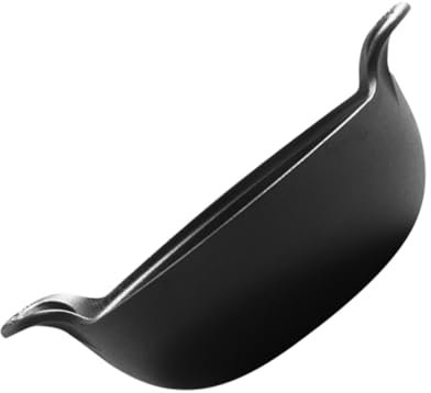 ORFOFE Gusseisentopf Mit Ergonomischem Griffdesign, Abgerundeter Kante Und Glatter Oberfläche Für Einfache Reinigung Und Gleichmäßige Erwärmung, Geeignet Für Camping, Outdoor-kocherei Und