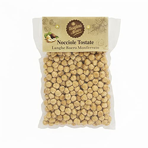 Destefanis & Novero Nocciole Langhe Roero Monferrato | 500 g | Nocciole TGT Tostate e Sgusciate, Frutta Secca, Fonte di Vitamine e Fibre, Snack Perfetto per Aperitivo e Colazione