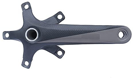 Guarnitura Bici,Guarnitura Perno Quadro Avviatore di Biciclette in Autostrada BCD13. 0mm Full Carbon Fiber Super Light 3K