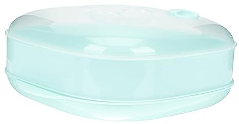MOLUCKFU Mikrowellen-dampfgarer Einlagiger Food Steamer Bpa-frei Hitzebeständiger Gesunder Kochtopf Mit Transparentem Deckel Leichtes Multifunktionales Küchengerät Zum Dämpfen Von Gemüse Fi