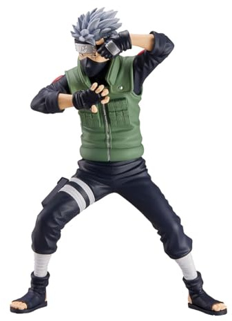 BANPRESTO Kakashi Hatake Naruto Shippuden, Sammelfigur, 23 cm, Mehrfarbig, BP29063P, optimal für Anime-Fans
