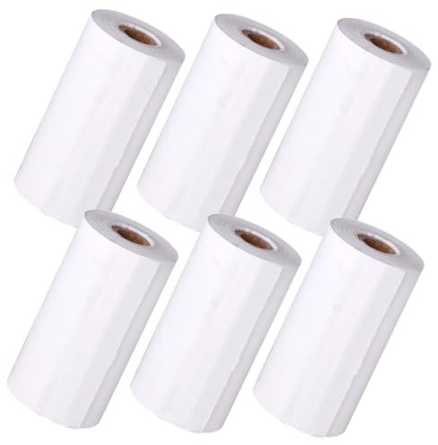 CAXUSD 6 Pack Camera Paper Roll Instant Camera Paper for Boys and Girls Vivid Thermal Printer