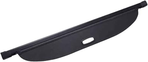 YJTYC Kofferraumabdeckung Auto für Vw Golf 7 2014-2018, Ausziehbares Rollo mit Schattenschutz Hutablage Privatsphäre-Vorhang Innenraum Zubehör,normal-B/Black