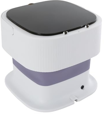 Lavatrice portatile da campeggio, 10 litri, pieghevole, portatile, con 3 programmi di lavaggio, 40 W, mini lavatrice per viaggi, case studentesche, camper