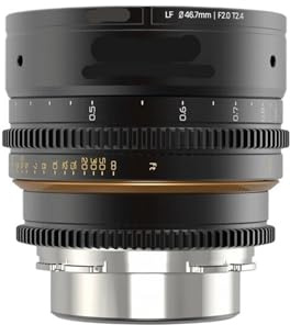 DULENS APO Mini 31mm 43mm 58mm 85mm T2.4 Festbrennweiten-Kinoobjektiv, Vollformat, manuell, große Blendenöffnung, kompatibel mit Canon- und EF/PL-Kameras(21mm T2.6,PL-Mount)
