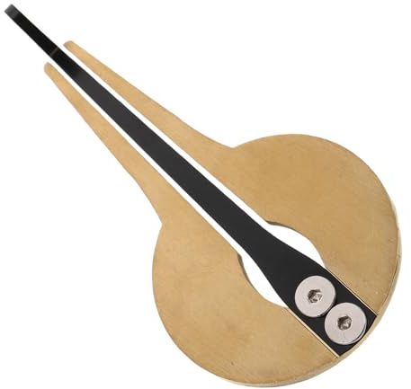 Ciieeo Professionelle Mongolische Maultrommel aus Metall Tragbares Ethnisches Musikinstrument für Anfänger und Musiker Rundes Design für Volksmusik und Bühnenauftritte Zufällige Farbe