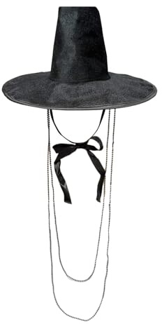 Wswqop Korean Traditional Hat, Photo Prop, Cap,