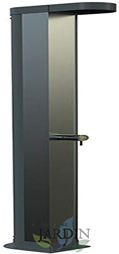 Suinga Solar-Pooldusche aus Aluminium mit 30 l Wassertank, Grau