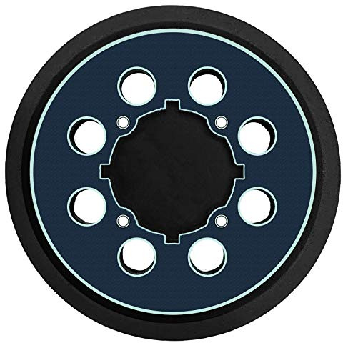 SabreCut 1pc OSSCS003 125mm 8 Hole Plato lijadora Profesional | Compatible con DeWalt, medium velcro pad holds abrasives securely para consistent sanding