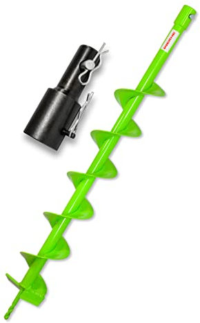 Punta per trivella WERHE per coclea 120 mm adatta per Stihl BT 106 C, BT 120 C, BT 121, BT 130, BT 131 punta precisa per coclea