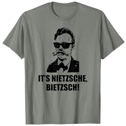 Filosofía de Friedrich Nietzsche Filosofía Alemán Camiseta