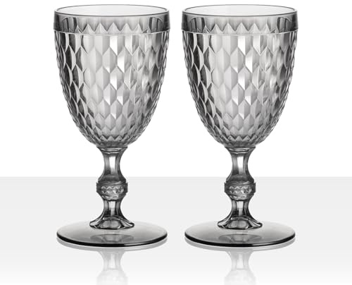 BRUNNER 0830231N.C25 Set Wineglass Coralux, elegante Weingläser für Boot, Camping und Outdoor, V 40 cl, transparent, kratzfest