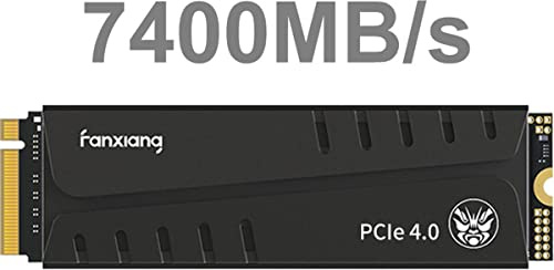 Fanxiang S770 SSD met Heatsink - 2 TB - Interne M.2 SSD - PCIe 4.0 M.2 NVME - PS5 compatible (S7702TM225200718)