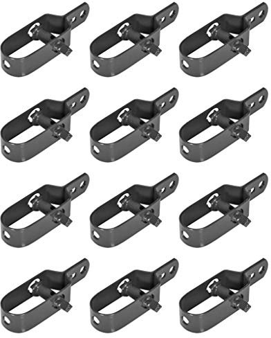 Hardware Fechten & Barrieren Zaun & Torzubehör Drahtspanner für Maschendrahtzaun 12 Stück 100mm Grau