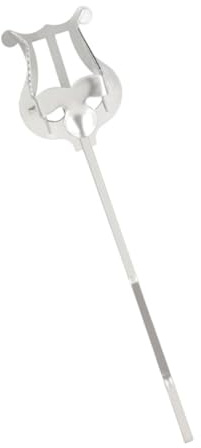HEMOTON Saxophon Notenclip aus Eisen Silberfarbener Kompakter und Praktischer Notenhalter für Marschmusik und Saxophon für Bläser und Musiker Unterwegs