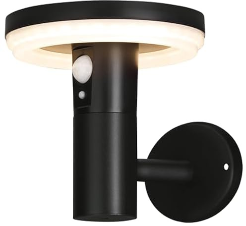 4lite Antheia Solar Outdoor Wall Light (Anthracite) 250lm Motion Sensored LED IP54 Rated Exterior Wall Lamp - 4L2/6012-4Yr Guarantee